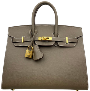 Birkin 25 Sellier Etoupe (18) Stamp W 2024