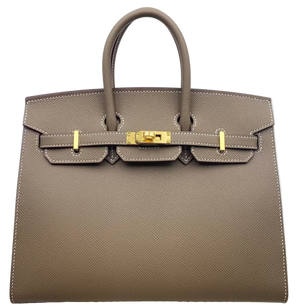 Birkin 25 Sellier Etoupe (18) Gold hardware Stamp W 2025