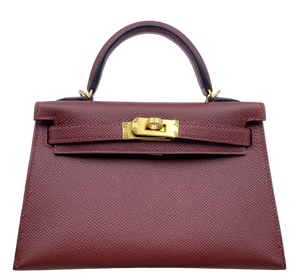 Hermes Mini Kelly 2 Rouge H (55) Stamp W 2024