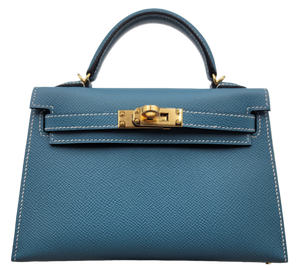 Mini Kelly 2 New Bleu Jean (D2) Stamp B 2024