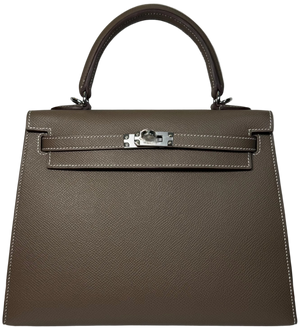 Kelly 25 Epsom Etoupe (18) PHW Stamp G