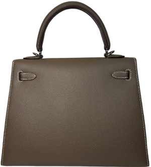 Kelly 25 Epsom Etoupe (18) PHW Stamp G