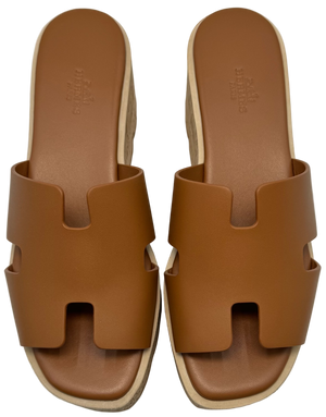 Hermes Eze 30 Sandal Naturel